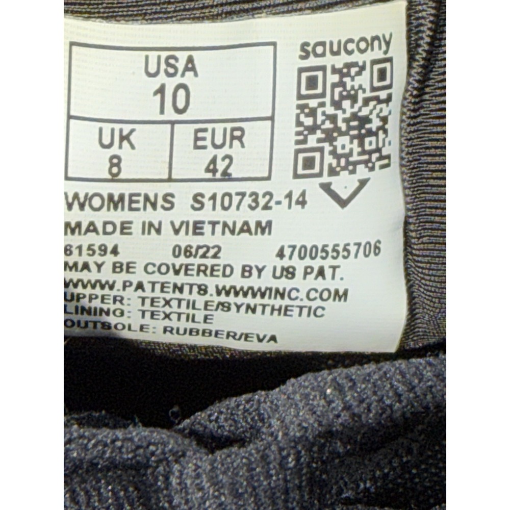 SAUCONY Womens Size 10 Axon 2 Black Gym‎ Running Shoes Walking Comfort Sneakers - Picture 9 of 9